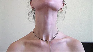 stroke her Adam's apple clip order