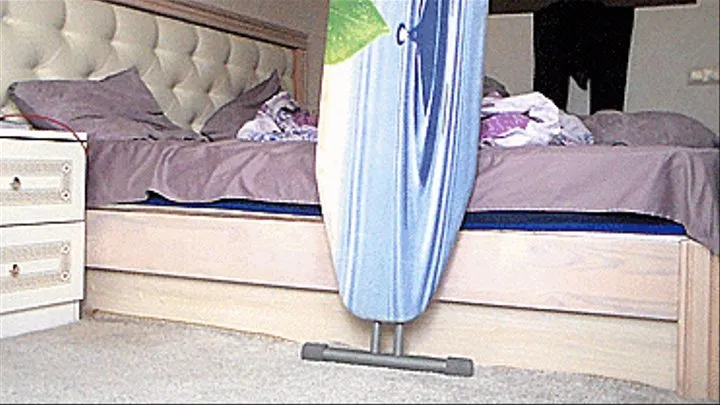 sagging ironing board