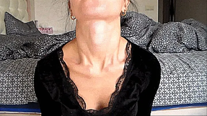 Adam's apple neck baby