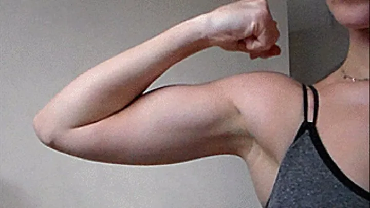 demonstrate your muscular arms