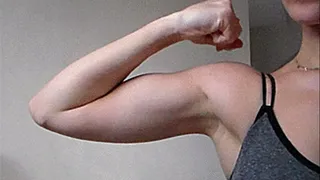 demonstrate your muscular arms