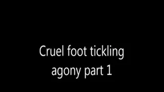 Cruel foot tickling agony part 1