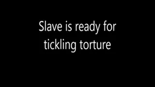 Slave is ready for tickling