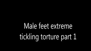 Male feet extreme tickling part 1