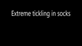 Extreme tickling in socks