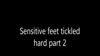 Sensitive feet tickled hard part 2