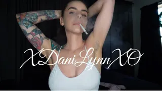 Smoking and Teasing Hairy Armpits