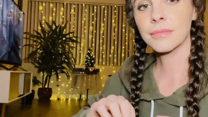 Smoking in Pigtail Braids