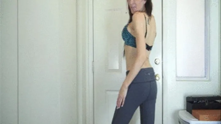 Agatha teases you in her yoga pants