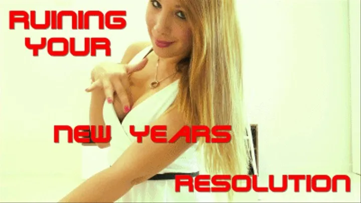 Ruining your New Years resolution - English Version