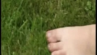 Feet On Grass