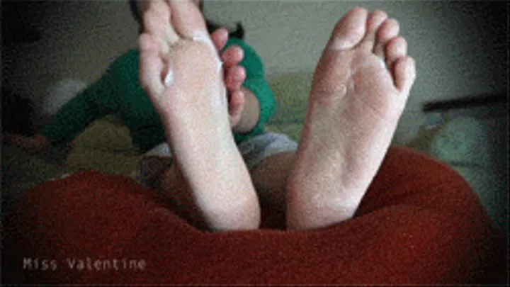 Lotioned soles