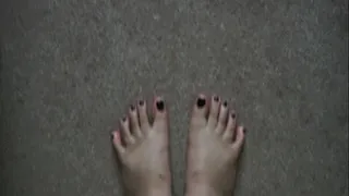 Point of view of my own feet