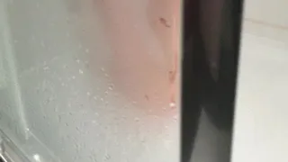 Feet in the shower