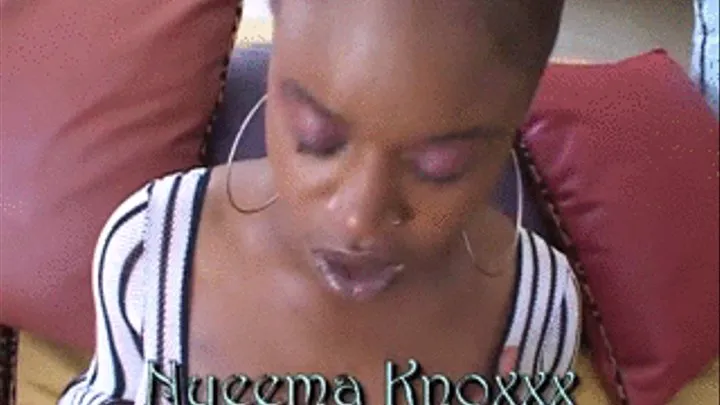 Busty ebony Nyeema Konxxx POV blowjob and facial