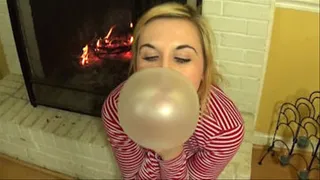 Christmas Special: Huge Kosher Bazooka Bubbles By Fireplace