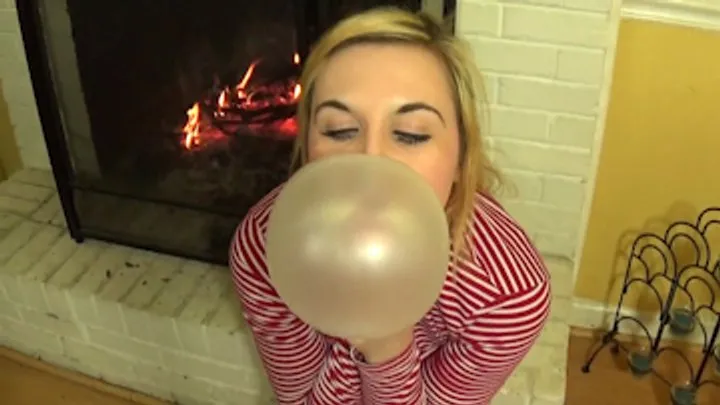 Christmas Special: Huge Kosher Bazooka Bubbles By Fireplace