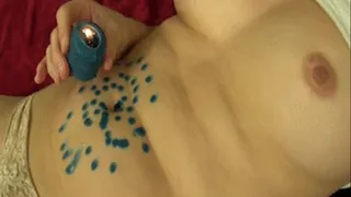 Dripping Hot Candle Wax In My Perfect Belly Button And On My Stomach