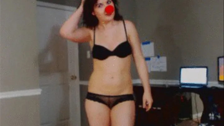 Wet & Messy Jello and Whipped Cream Clown Masturbation