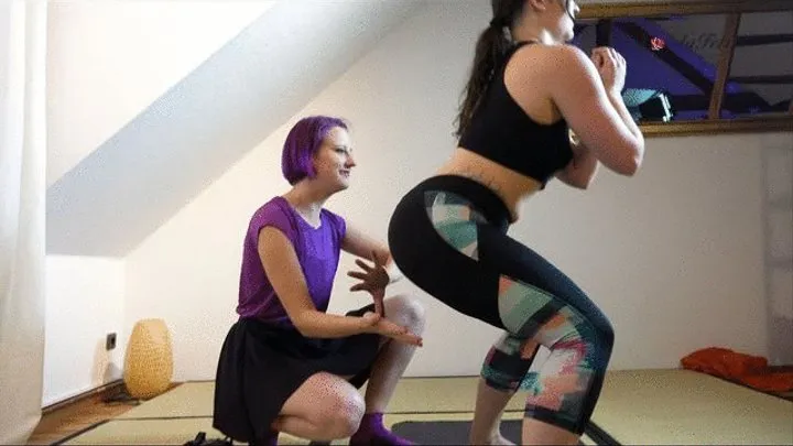 Workout Punishment By Her Girlfriend - FEMDom!