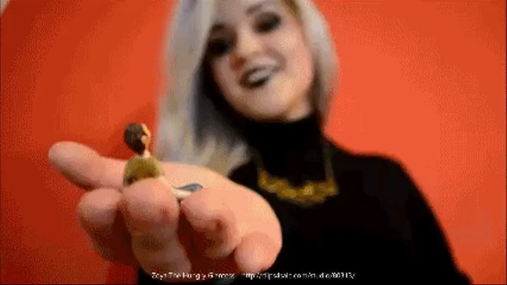 GIANTESS CRUSHING TINY MAN WITH HER BIG ROUND BUTT