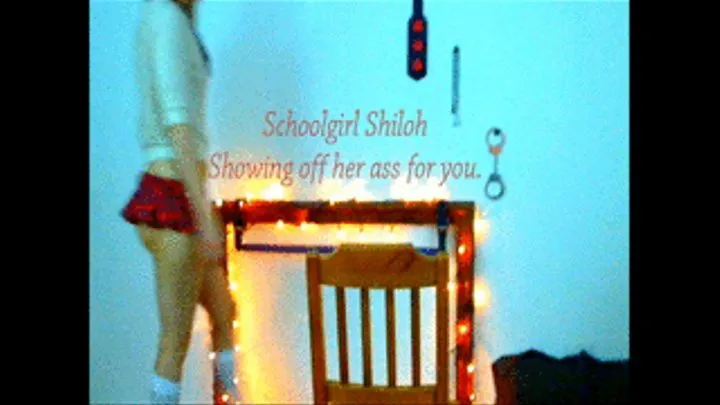 School Girl Shiloh Showing Off her Ass