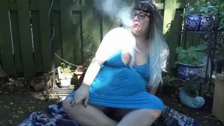 Patio Smoke & Cum