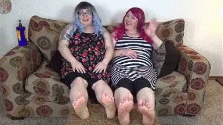 BBW Daisy & Amazon Lili Compare Feet