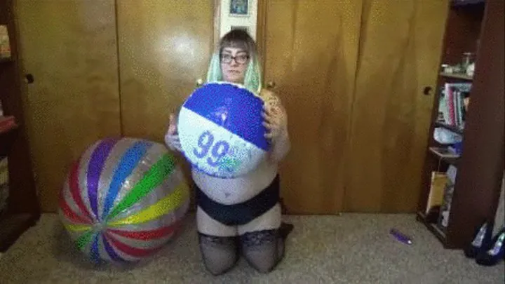 Daisy Deflates,Squirts, & Pops 2 Balls!