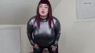 BBW JOI Jerk It For My Tight Shiny Clothes