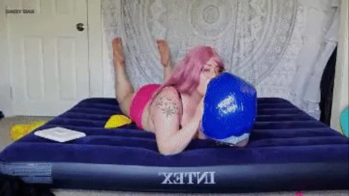 BBW Inflatable Mattress & Beach Ball Destruction