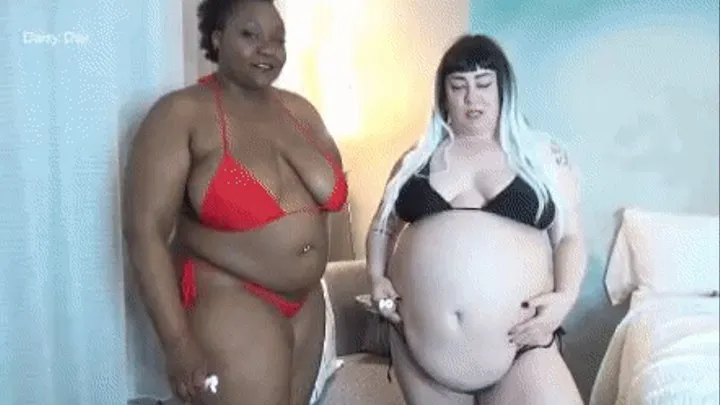 Daisy & Sophia Body Tease & Belly Bumps