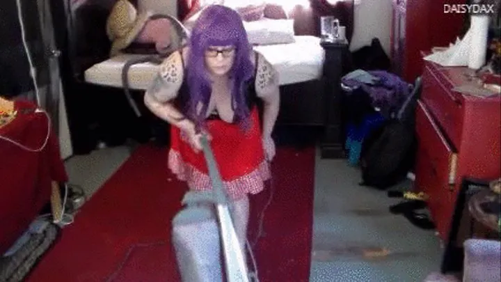 BBW Daisy's Hot Topless Vacuuming