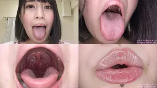 Maina Yuuri - Erotic Long Tongue and Mouth Showing