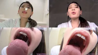 Yuri Sasahara-Smell of Her Erotic Tongue and Spit Part 1