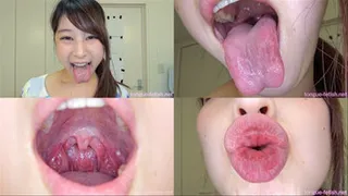Chinami Sakura - Erotic Tongue and Mouth Showing