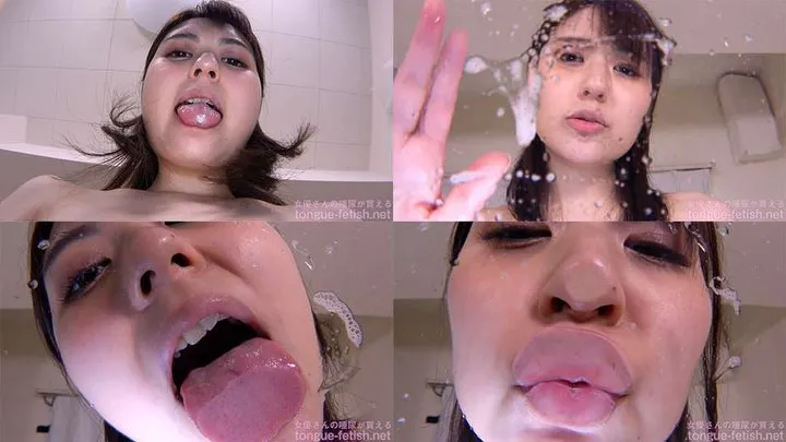 Satori Fujinami - Smell of Her Erotic Tongue and Spit Part 1