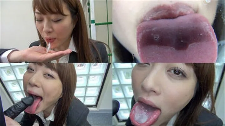 Akari - Enjoy Smell of Her Long Tongue and Spit Part 1