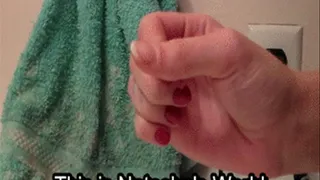 Pink Fingernails Cut Short