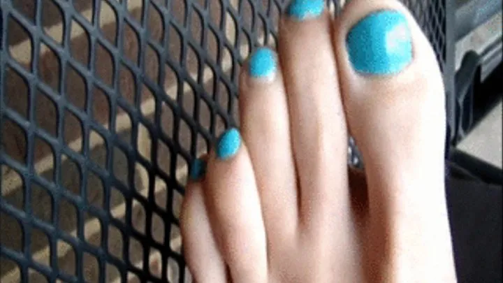 Blue Toenails Get Clipped Short