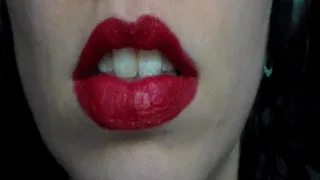 Red Lips Spit In a Funnel