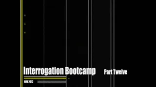 Interrogation Bootcamp V1 - part 12