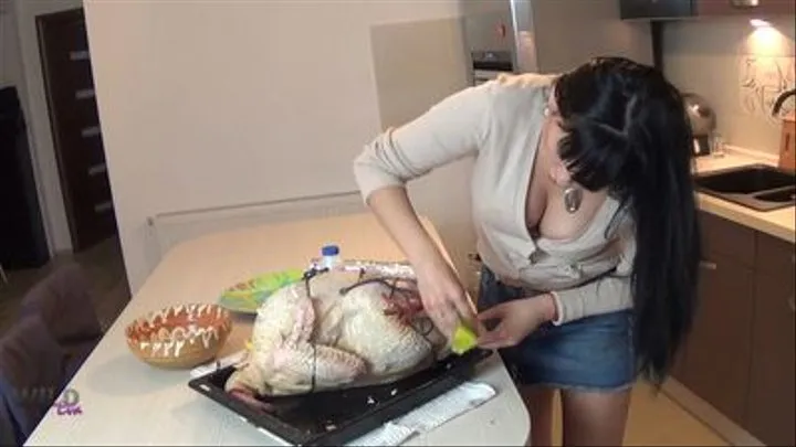 Turkey cooking and eating part I - preparation