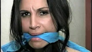 TAG Jax 9- Brown Scarf Cleave Gag, Blue Cloth Cleave Gag, Mouth Packing Gags, Hand Gags