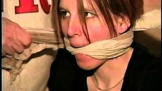 TAG A.J. 3- White Cleave Gag, Yellow OTM Gag, Phone Call, Hand Gagged