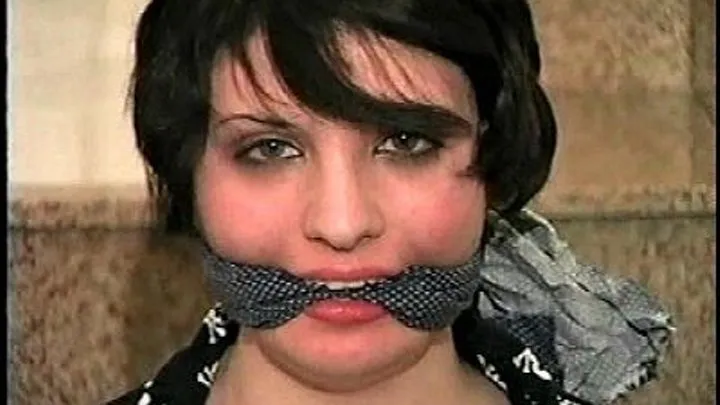 TAG Ash 2- Tied To Chair, Hand Gag, Bandana, Cleave Gag, Scarf Cleave Gag