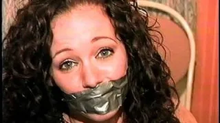 TAG Dale 5- Self Bondage, Duct Tape Gag, Hands Tied Over Head