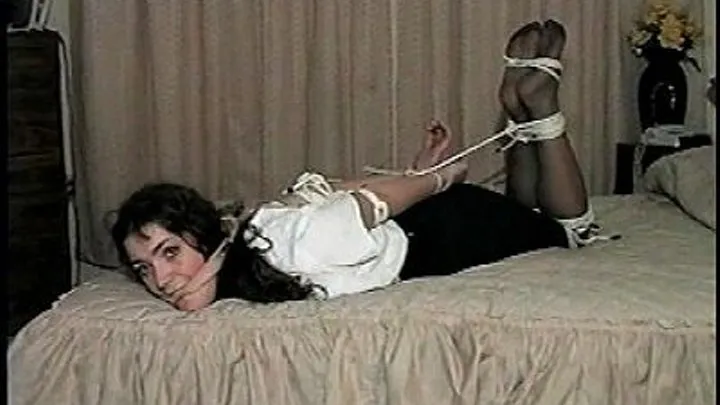 TAG Robin 8- Hogtied, Ace Bandage Cleave Gag, Rope Bondage