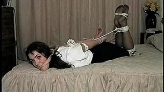 TAG Robin 8- Hogtied, Ace Bandage Cleave Gag, Rope Bondage