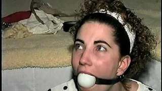 TAG Christine 9- Rope Bondage, Ball Gag, Mouth Packing, OTM Gag, Hand Gag